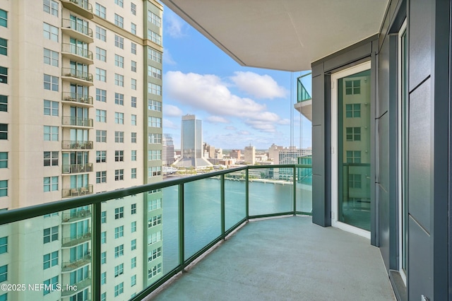 1431 Riverplace Blvd Unit 2003, Jacksonville, FL 32207 - balcony featuring a view of city and a water view