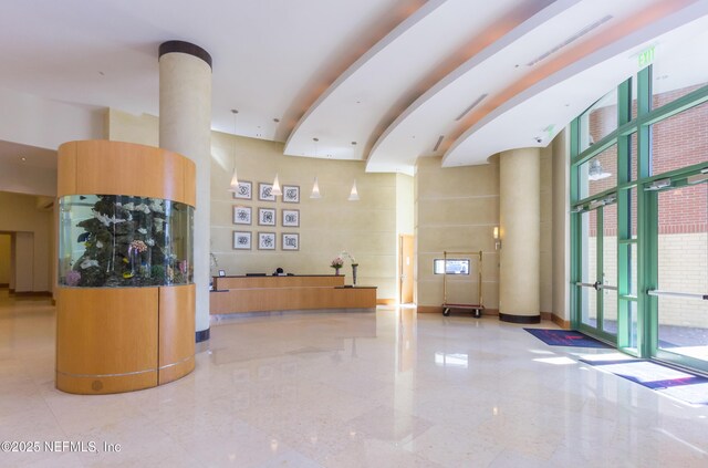 1431 Riverplace Blvd Unit 2003, Jacksonville, FL 32207 - reception with decorative columns