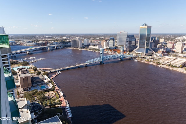 1431 Riverplace Blvd Unit 2003, Jacksonville, FL 32207 - birds eye view of property featuring a view of city and a water view