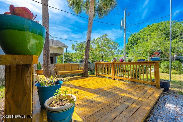 573 Oleander St, Neptune Beach, FL 32266 - view of deck