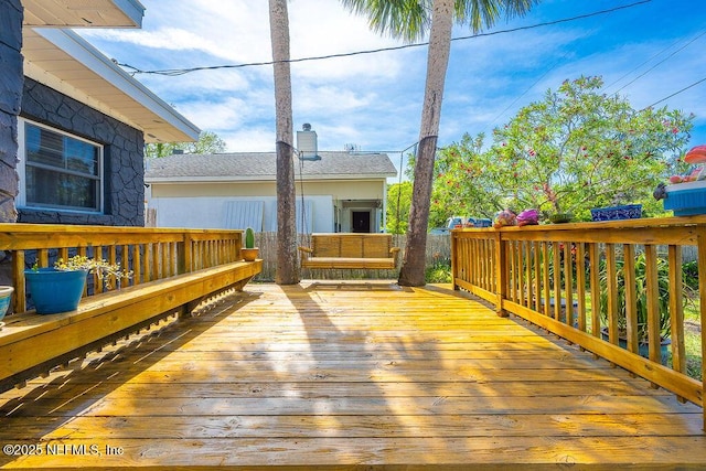 573 Oleander St, Neptune Beach, FL 32266 - view of deck