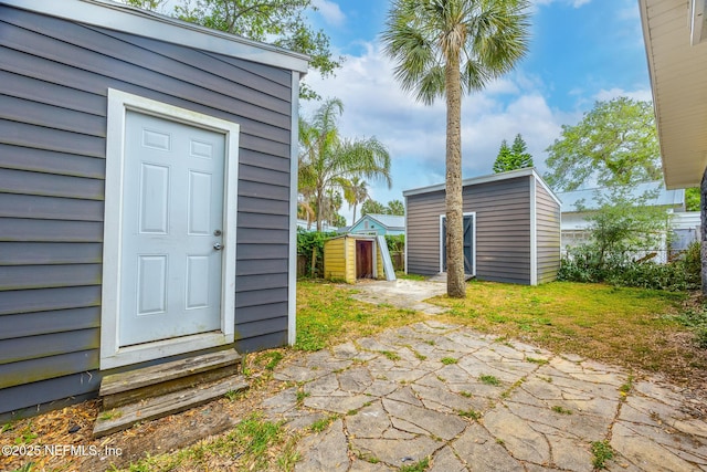 573 Oleander St, Neptune Beach, FL 32266 - view of shed with entry steps