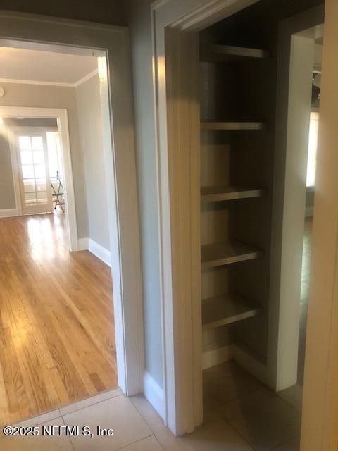 view of closet