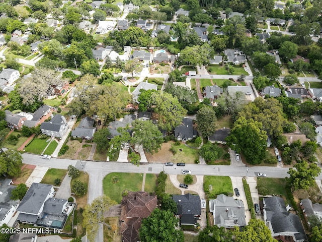 bird's eye view featuring a residential view