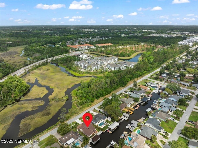 4201 San Pablo Rd S, Jacksonville, FL 32224 - aerial view featuring a water view and a residential view