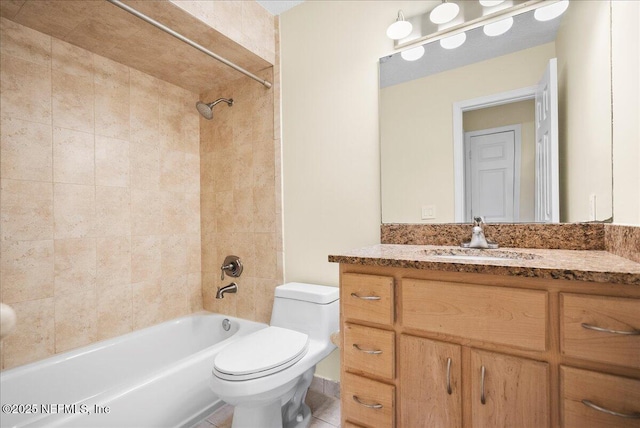 4201 San Pablo Rd S, Jacksonville, FL 32224 - full bathroom featuring toilet, tub / shower combination, and vanity