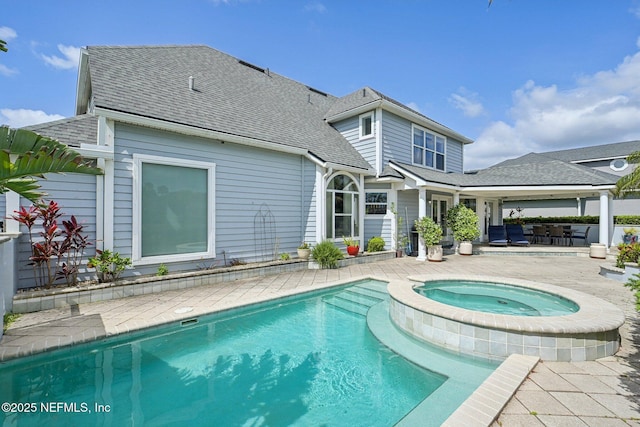 116 Lost Beach Ln, Ponte Vedra Beach, FL 32082 - pool featuring a patio and an in ground hot tub