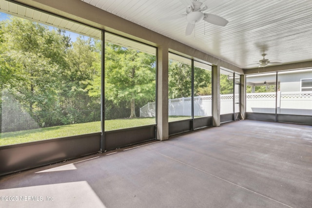 124 Sarah Elizabeth Dr, Saint Johns, FL 32259 - unfurnished sunroom with ceiling fan