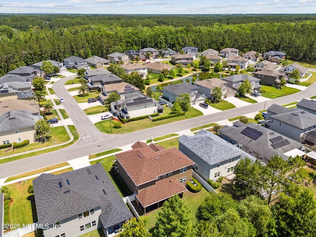 124 Sarah Elizabeth Dr, Saint Johns, FL 32259 - bird's eye view featuring a forest view and a residential view