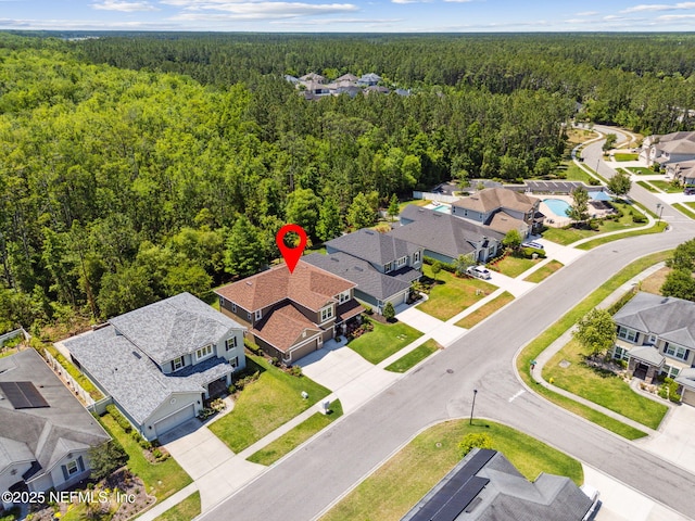 124 Sarah Elizabeth Dr, Saint Johns, FL 32259 - bird's eye view featuring a residential view and a view of trees