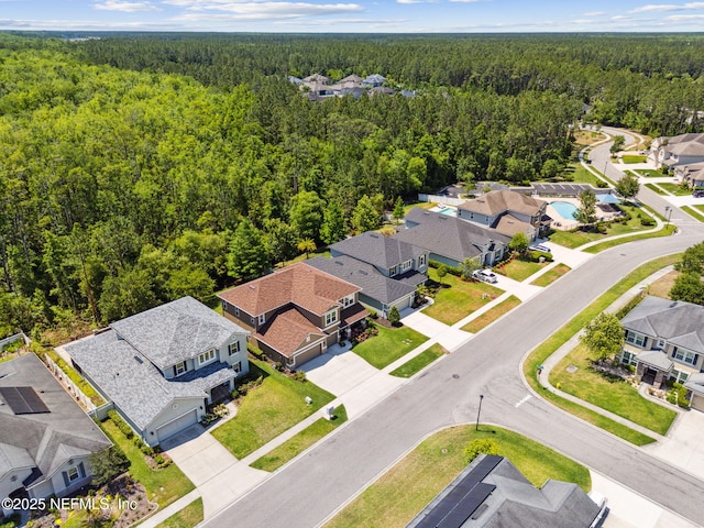 124 Sarah Elizabeth Dr, Saint Johns, FL 32259 - bird's eye view featuring a wooded view and a residential view