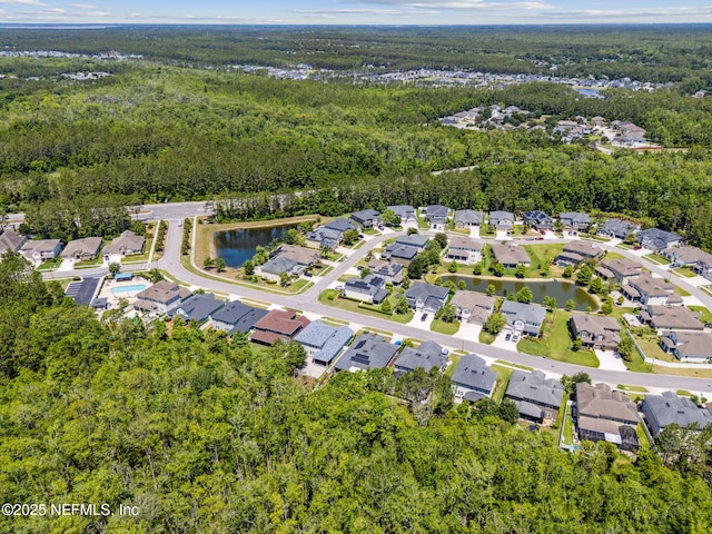 124 Sarah Elizabeth Dr, Saint Johns, FL 32259 - drone / aerial view with a forest view and a residential view