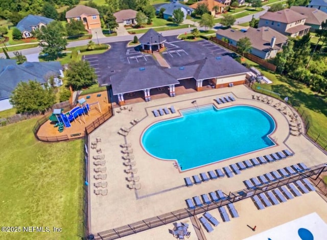 view of community pool