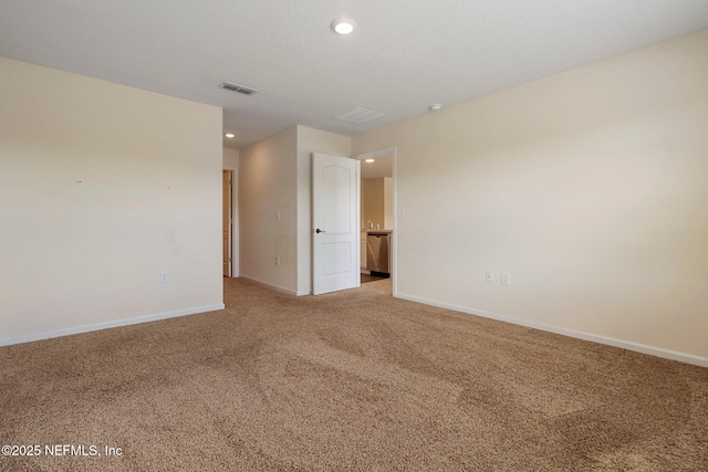 4402 Warm Springs Way, Middleburg, FL 32068 - empty room featuring light carpet, recessed lighting, and baseboards