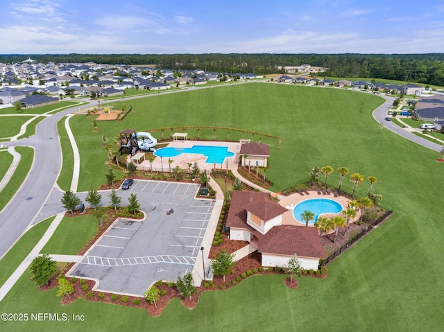 4402 Warm Springs Way, Middleburg, FL 32068 - drone / aerial view of a pool