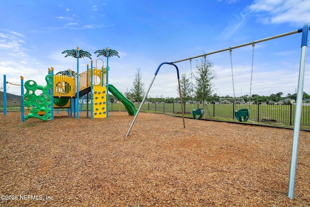4402 Warm Springs Way, Middleburg, FL 32068 - community jungle gym with fence