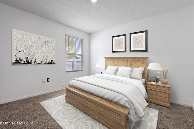 4402 Warm Springs Way, Middleburg, FL 32068 - carpeted bedroom featuring a textured ceiling and baseboards