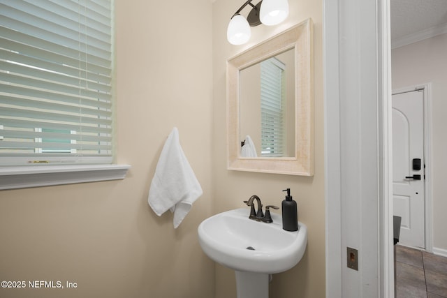 72 Whistler Trce, Ponte Vedra, FL 32081 - bathroom with a sink and ornamental molding