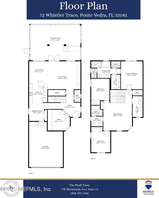 72 Whistler Trce, Ponte Vedra, FL 32081 - view of layout