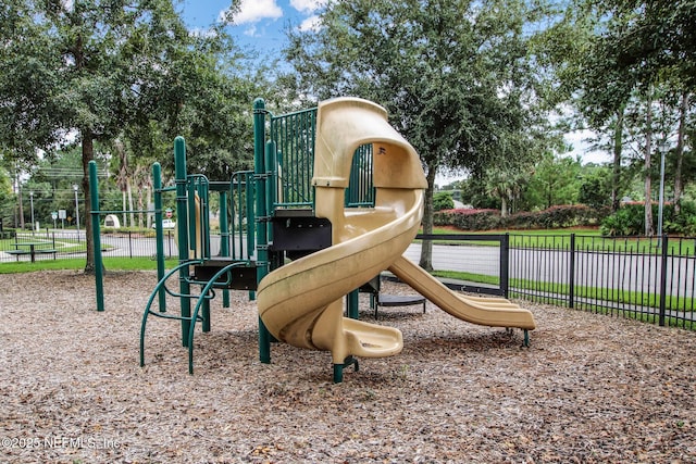community playground featuring fence