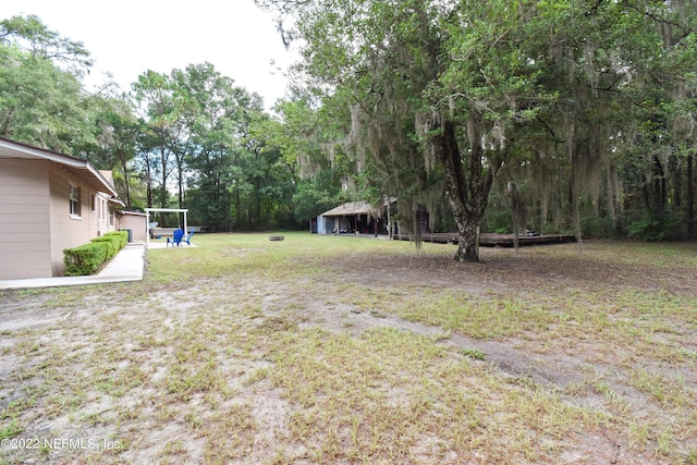 view of yard