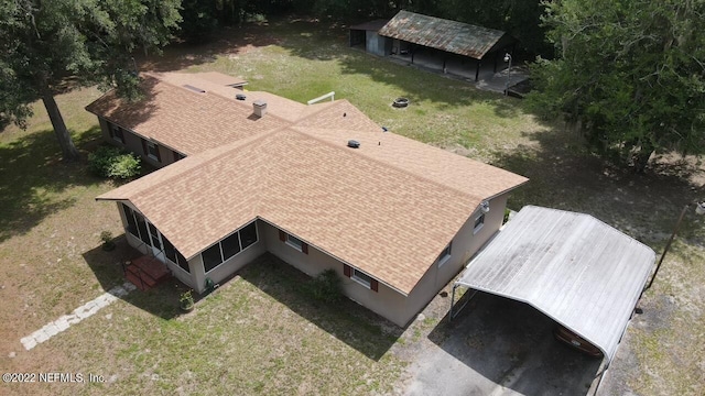 drone / aerial view