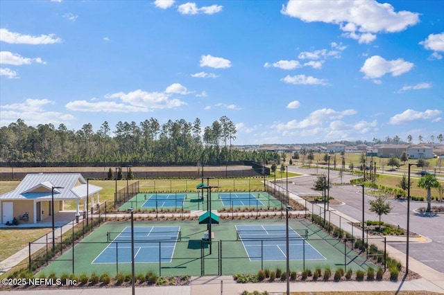 2294 Falling Star Ln, Green Cove Springs, FL 32043 - view of tennis court