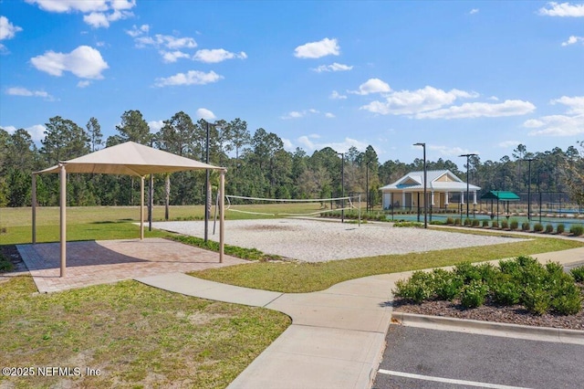 2294 Falling Star Ln, Green Cove Springs, FL 32043 - view of home's community featuring volleyball court and a gazebo