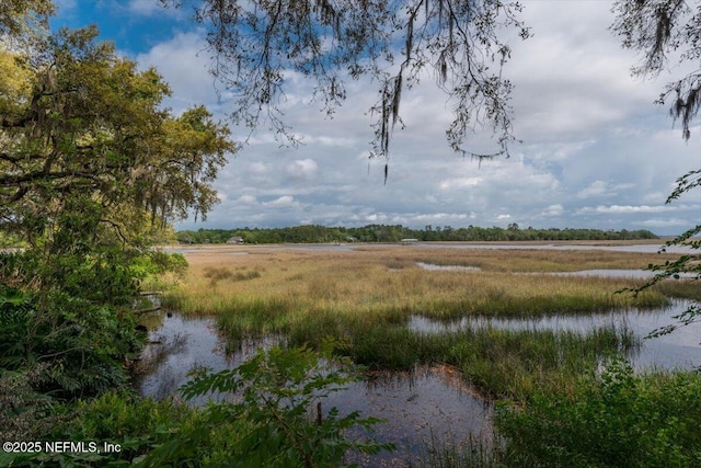 view of nature featuring a water view