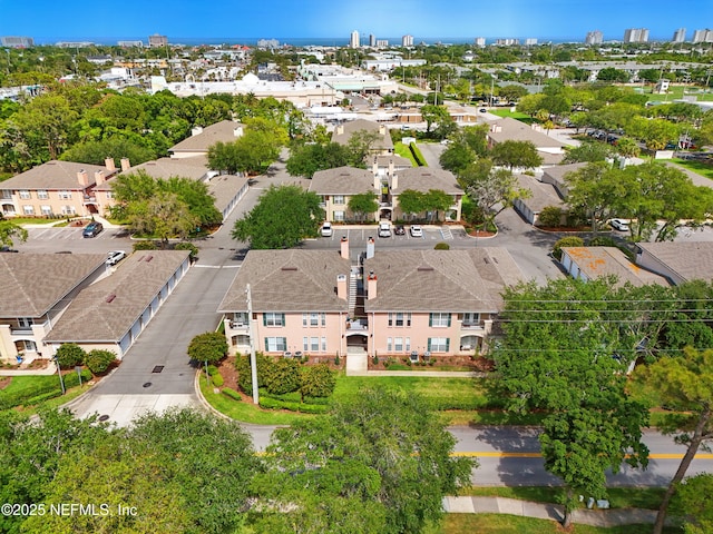 157 Jardin De Mer Pl Unit 157, Jacksonville Beach, FL 32250 - birds eye view of property with a residential view and a view of city