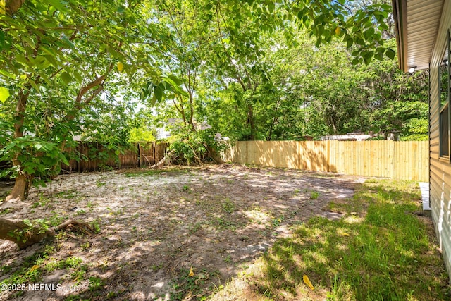 7708 Galveston Ave, Jacksonville, FL 32211 - view of yard featuring a fenced backyard
