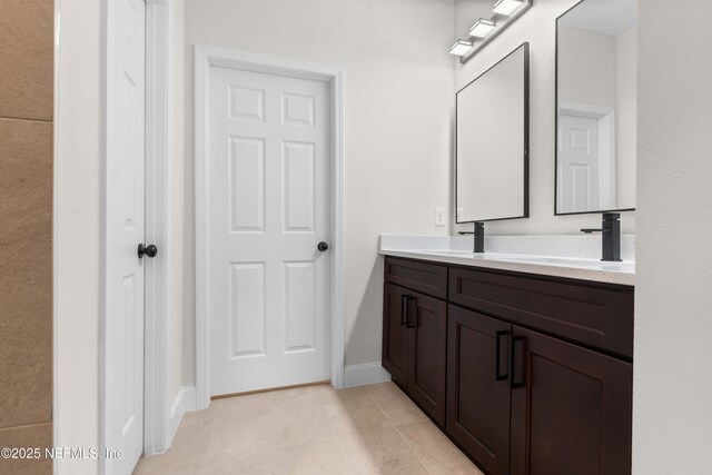 7708 Galveston Ave, Jacksonville, FL 32211 - bathroom with vanity and baseboards