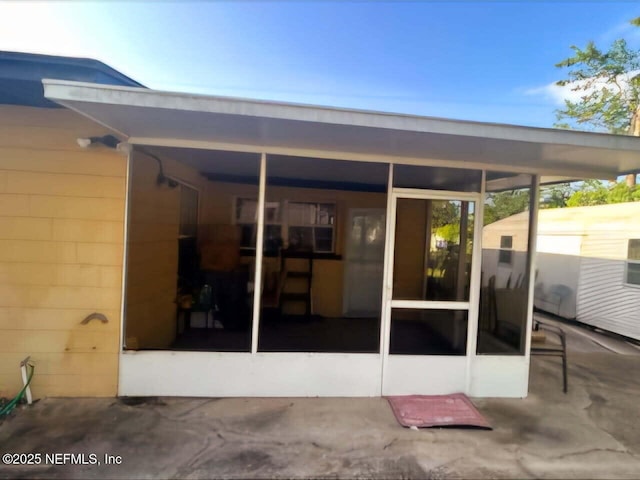 view of entrance to property