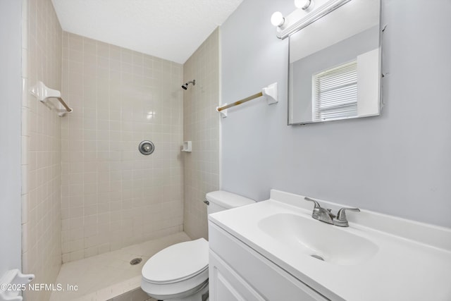4043 Marland St, Jacksonville, FL 32209 - full bathroom featuring a tile shower, toilet, and vanity