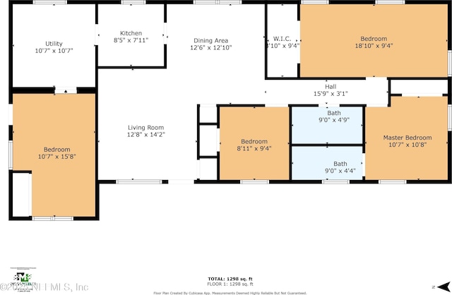 4043 Marland St, Jacksonville, FL 32209 - view of layout