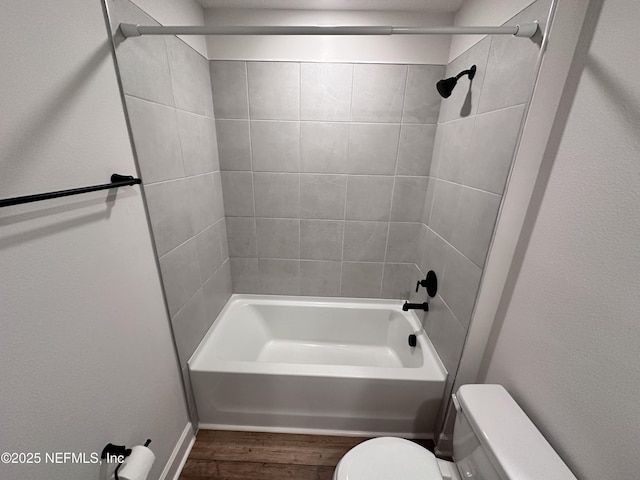 1116 Morgans Treasure Rd, Saint Augustine, FL 32084 - full bath with shower / bath combination, wood finished floors, and toilet