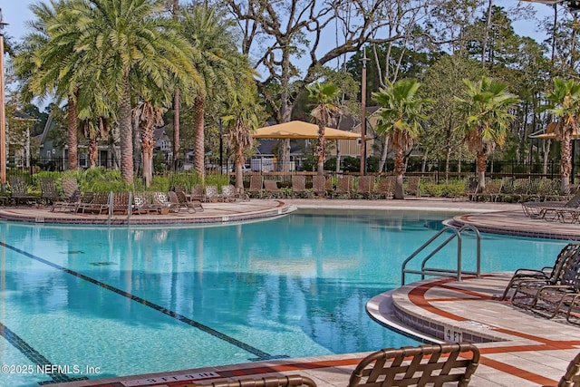 74 Lone Eagle Way, Ponte Vedra, FL 32081 - community pool with fence and a patio
