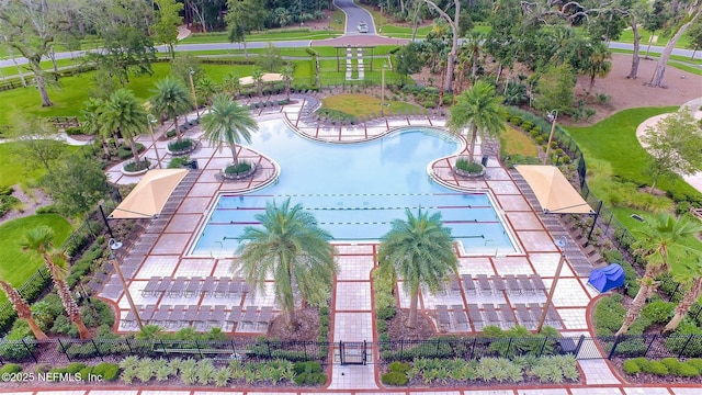 74 Lone Eagle Way, Ponte Vedra, FL 32081 - view of pool with fence