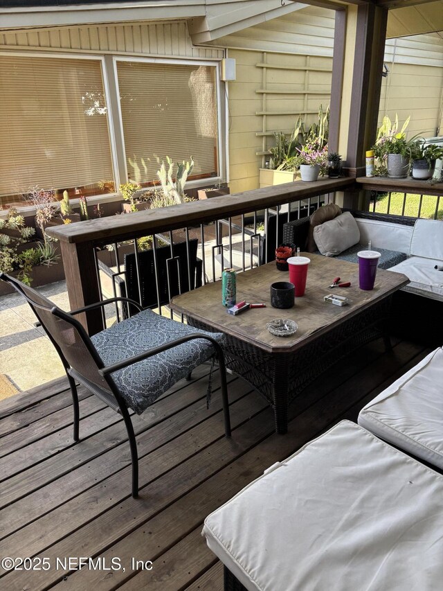 view of deck
