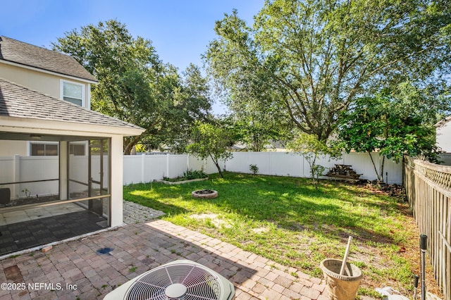 1821 Enterprise Ave, Saint Augustine, FL 32092 - view of yard featuring a patio