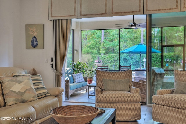 interior space featuring a healthy amount of sunlight