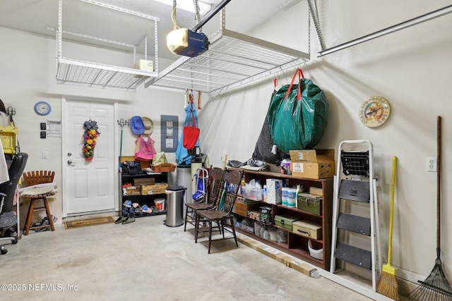 1695 Waters Edge Dr, Fleming Island, FL 32003 - storage room with a garage