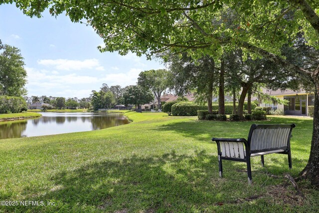1695 Waters Edge Dr, Fleming Island, FL 32003 - view of yard with a water view