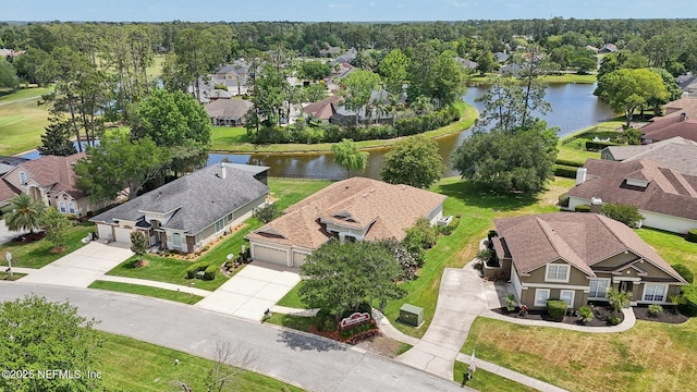 1695 Waters Edge Dr, Fleming Island, FL 32003 - aerial view with a residential view and a water view