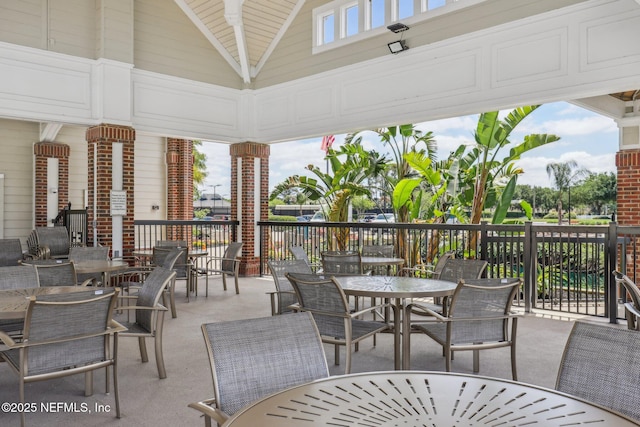 1695 Waters Edge Dr, Fleming Island, FL 32003 - view of patio / terrace with outdoor dining area