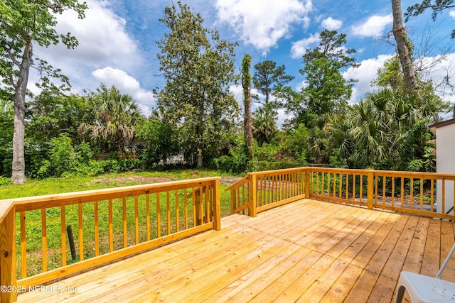 view of deck
