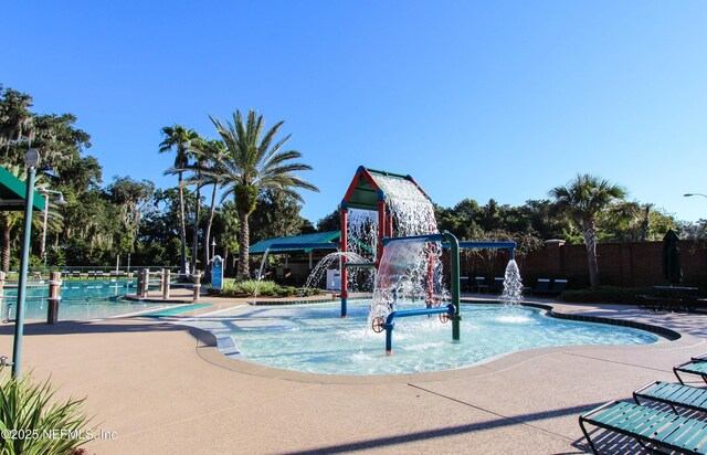 2264 Lookout Lndg, Fleming Island, FL 32003 - pool with a patio and fence