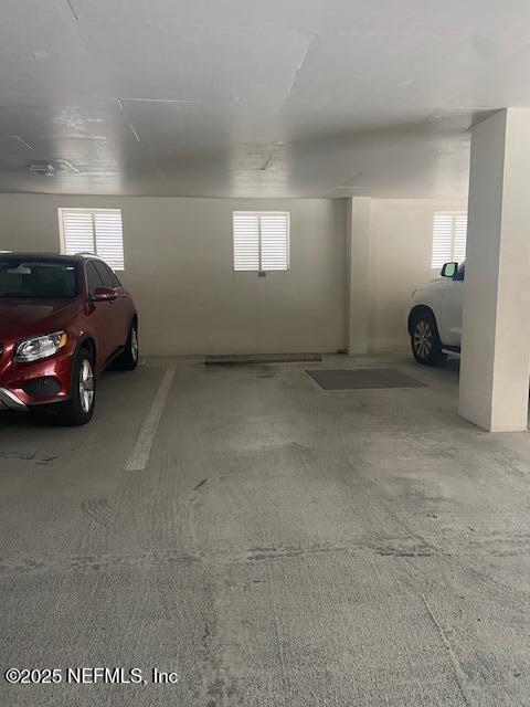 view of parking deck