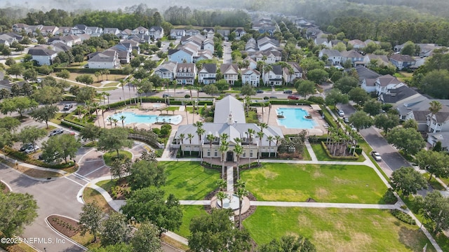 bird's eye view featuring a residential view