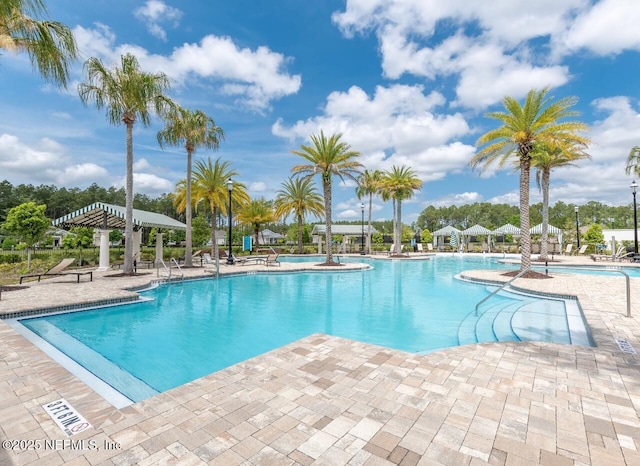 64 Nevis Peak Ln, Saint Augustine, FL 32092 - community pool with a patio area